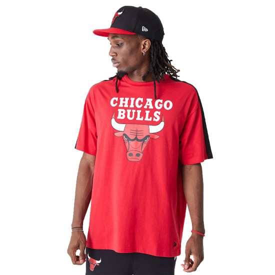 New Era Ανδρική κοντομάνικη μπλούζα Chicago Bulls NBA Colour Block Oversized T-Shirt